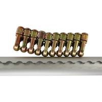 Doppel-Endbeschlag f�r Airlinesystem, 10er Set
