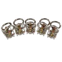Endbeschlag mit Ring f�r Airlineschienen, 10er Set