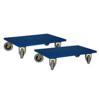 M�belhund�, Moving Dollie, 300 kg, 4 swivel non marking rubber wheels, carrying strap, 2-Pack