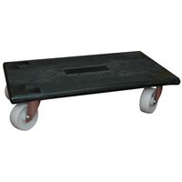 M�belhund�, Moving Dollie, 500 kg, 4 plastic wheels, rubber cover, carrying strap