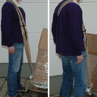 Moving Strap with hook, jute