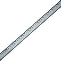 Airlineschiene, Vierkantprofil, blauer Gummischutz, L�nge 1 m