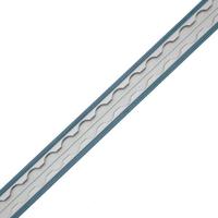 Airlineschiene, Vierkantprofil, blauer Gummischutz, L�nge 1,5 m