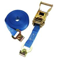 Spanngurt / Zurrgurt 25 mm, 6 m, 2-teilig, Flachhaken m. Sicherungsstift