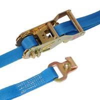 Spanngurt / Zurrgurt 25 mm, 6 m, 2-teilig, Flachhaken m. Sicherungsstift