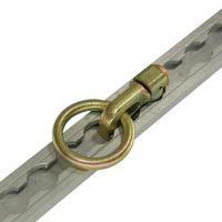Airlineschiene, Vierkantprofil, L�nge 2 m