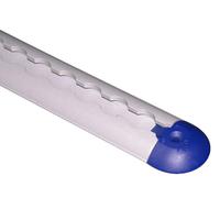 Endst�ck f�r Airlineschienen Halbrundprofil, Farbe blau