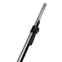 Klemmbalken, Aluminium, 38 mm, verstb. 1,68 - 2,05 m, Zapfen f. Airlineschiene