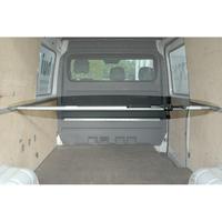 Klemmbalken, Aluminium, 38 mm, verstb. 1,68 - 2,05 m, Zapfen f. Airlineschiene