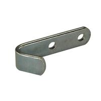 Flachhaken zum Anschrauben oder Nieten, 55 x 13 mm, Stahl verzinkt