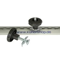 Schraubfitting mit Sterngriff f�r Airlineschienen, 0-29 mm, M8