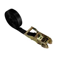 Umreifungsgurt, LC 1000 daN, 6 m, 25 mm, mit Ratsche, schwarz, 10 St�ck