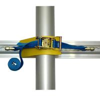 Spanngurt / Zurrgurt, LC 1000/2000 daN, 2 m, 35 mm, 2-teilig, Doppelendbeschlag + Schutz