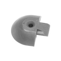 Endst�ck f�r Airlineschienen Halbrundprofil, Farbe grau