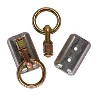 Zurrpunkt-Set III - f�r Airlineschienen, 4-teilig, mit Zurrplatte 2 Haltepunkte