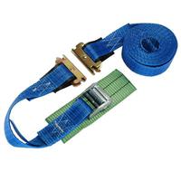 Spanngurt / Zurrgurt, LC 450 daN, 5 m, 35 mm, 2-teilig, Klemmschl. Kombi-Zurrschiene, Schutz, 10 Stk