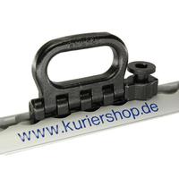 Quattro-Stud-Fitting, 2000 daN, schwarz