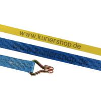 Spanngurt / Zurrgurt 35 mm, 6 m, 2-teilig, Doppelspitzhaken mit individuellen Aufdruck - 35 St�ck