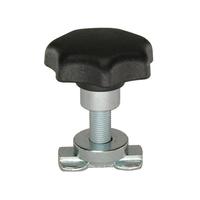 Schraubfitting mit Sterngriff f�r Airlineschienen, 14-24 mm