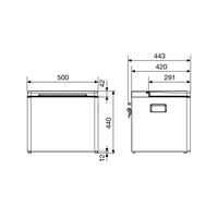 Dometic COMBICOOL RC 1600 EGP - 12 Volt / 230 Volt / Gas - 33 Liter