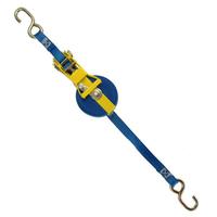 easy+go� Ratschenzurrgurt mit Gurtmagazin, LC 100/200 daN, 3,5 m, 12 mm, S-Haken