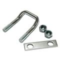 Zurrb�gel, U-B�gel 150� abgewinkelt, mit Platte und M 12 Muttern, LC 2000 daN, 10er Set
