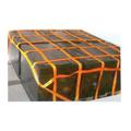 LKW 6-fach Palettennetz mit Gurtband, 2,70 m x 2,70 m, Maschenweite 25 cm x 25 cm