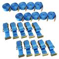 Spanngurt / Zurrgurt, LC 750/1500 daN, 5 m, 50 mm, 2-teilig, Beschlag f. Kombi-Zurrschiene, 10er Set