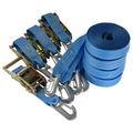 Spanngurt / Zurrgurt, LC 1000/2000 daN, 6 m, 35 mm, 2-teilig, Karabinerhaken - 4 St�ck