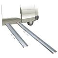 EXPRESSO Teleskopierbarer Verladesteg 110 - 200 x 21,8 cm, Tragkraft 300 kg