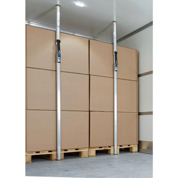 kuriershop.de - SAM 55 Profi - Klemmbalken, Alu, 2100 – 2550 mm, beidseitig Gummifuß - 2er Set