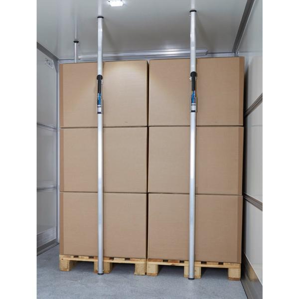 kuriershop.de - SAM 55 Profi - Klemmbalken, Alu, 2100 – 2550 mm, beidseitig Gummifuß - 2er Set