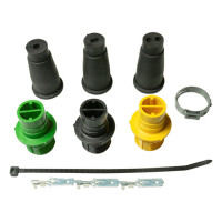 ASPÖCK Verbinderset 2-pol. ASS (Stift), schwarz/grün/gelb - 13-5625-991 ASPÖCK Verbinderset 2-pol. ASS (Stift), schwarz/grün/gelb - 13-5625-991