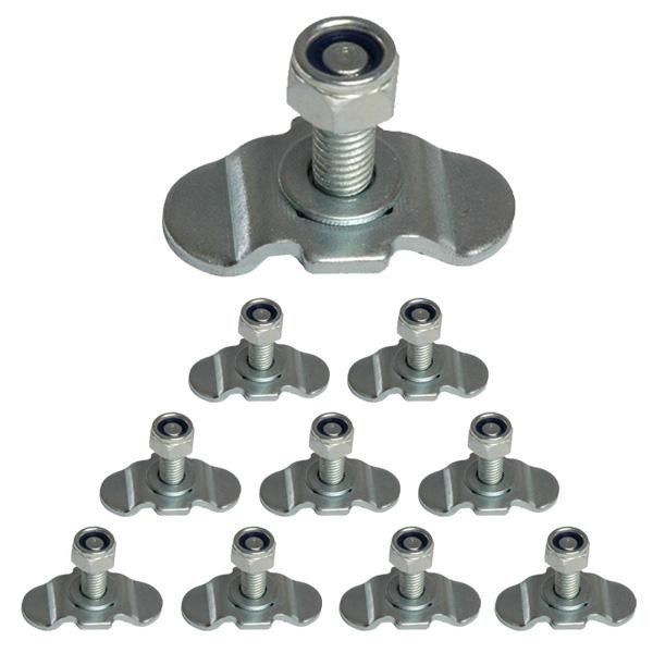 Schraubfitting plus für Airlineschienen, M8 x 20 mm, BS 1000 daN, 10er Set