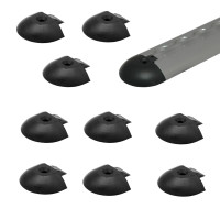 Endstück für Airlineschienen Halbrundprofil, Farbe schwarz - 10er Pack Endstück für Airlineschienen Halbrundprofil, Farbe schwarz - 10er Pack