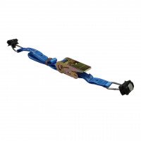 Spanngurt / Zurrgurt, LC 250/500 daN, 1,1 m, 25 mm, Ratsche, Airline-Endbeschlag Kunststoff Spanngurt / Zurrgurt, LC 250/500 daN, 1,1 m, 25 mm, Ratsche, Airline-Endbeschlag Kunststoff