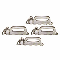 Quattro-Stud-Fitting, Vierfachendbeschlag mit Ring, Bruchlast 5000 daN, 4er Set Quattro-Stud-Fitting, Vierfachendbeschlag mit Ring, Bruchlast 5000 daN, 4er Set