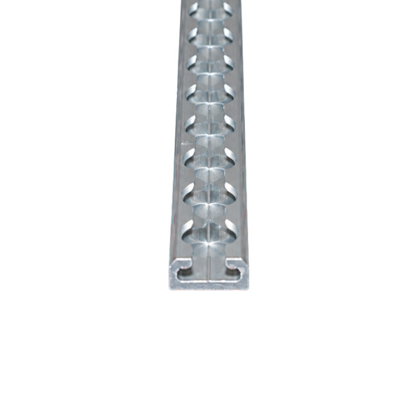 Airlineschiene, Vierkantprofil Slim 25 mm, pressblank, Länge 3 m (Zuschnitt)