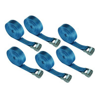 Umreifungsgurt, LC 700 daN, 6 m, 35 mm, mit Klemmschloss - 6er Set Umreifungsgurt, LC 700 daN, 6 m, 35 mm, mit Klemmschloss - 6er Set