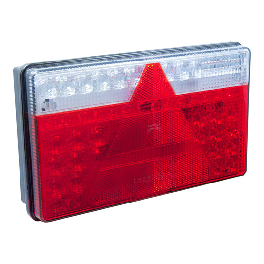 ASPÖCK MultiLED II, 12/24 V, li, hoch, 0,5 m, 7-pol. ASS, mit NSL, RFS - 35-0203-031