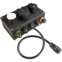 ASPÖCK Steckdosenverteiler, 15-pol. Dose, 2 x 7-pol. Dose, LP 20 - 76-7037-001 ASPÖCK Steckdosenverteiler, 15-pol. Dose, 2 x 7-pol. Dose, LP 20 - 76-7037-001