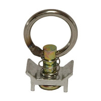 Endbeschlag mit Ring für Airlineschienen LC 900 daN Endbeschlag mit Ring für Airlineschienen LC 900 daN