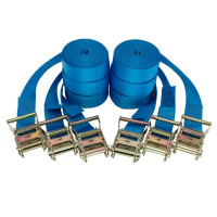 Umreifungsgurt, LC 10000 daN, 12 m, 75 mm, mit Ratsche - 6 Stück Umreifungsgurt, LC 10000 daN, 12 m, 75 mm, mit Ratsche - 6 Stück