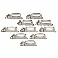 Quattro-Stud-Fitting, Vierfachendbeschlag mit Ring, Bruchlast 5000 daN, 10er Set Quattro-Stud-Fitting, Vierfachendbeschlag mit Ring, Bruchlast 5000 daN, 10er Set