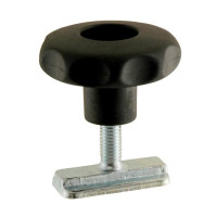 Schraubfitting mit Sterngriff, verschiebbar, für Airlineschiene, KERL M8 x 24 S slide Schraubfitting mit Sterngriff, verschiebbar, für Airlineschiene, KERL M8 x 24 S slide