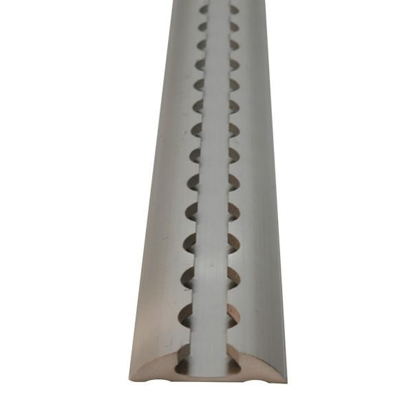 -B-Ware- Airlineschiene, Halbrundprofil, eloxiert, ungebohrt, Länge 50 cm -B-Ware-