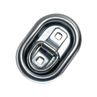 Zurrpunkt / Zurröse oval, doppelseitig versenkend, Zugkraft 350 daN - 4er Set Zurrpunkt / Zurröse oval, doppelseitig versenkend, Zugkraft 350 daN - 4er Set