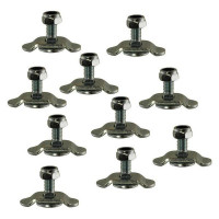 Schraubfitting für Airlineschienen, M8, Gewindelänge 15 mm, 10er Set Schraubfitting für Airlineschienen, M8, Gewindelänge 15 mm, 10er Set