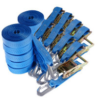 Spanngurt / Zurrgurt, LC 1000/2000 daN, 6 m, 50 mm, 2-teilig, Karabinerhaken, 10er Set Spanngurt / Zurrgurt, LC 1000/2000 daN, 6 m, 50 mm, 2-teilig, Karabinerhaken, 10er Set