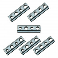 Nutenstein mit M6 + M8 Gewinde für Airlineschiene, Stahl verzinkt, 6er Set Nutenstein mit M6 + M8 Gewinde für Airlineschiene, Stahl verzinkt, 6er Set